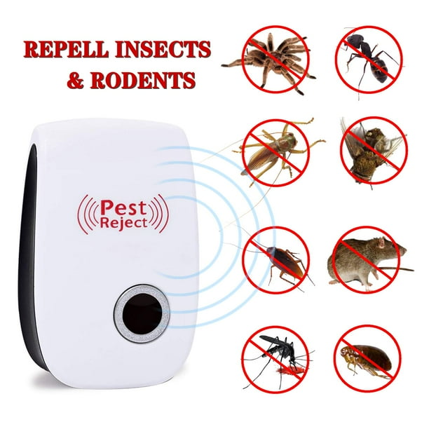 Electronic Ultrasonic Pest Reject Bug Mosquito Cockroach Mouse Killer Repeller